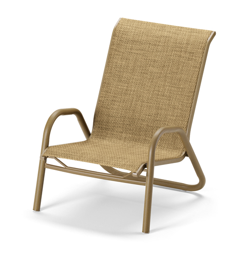 Reliance Sling Stacking High Back Sand Chair w/arms