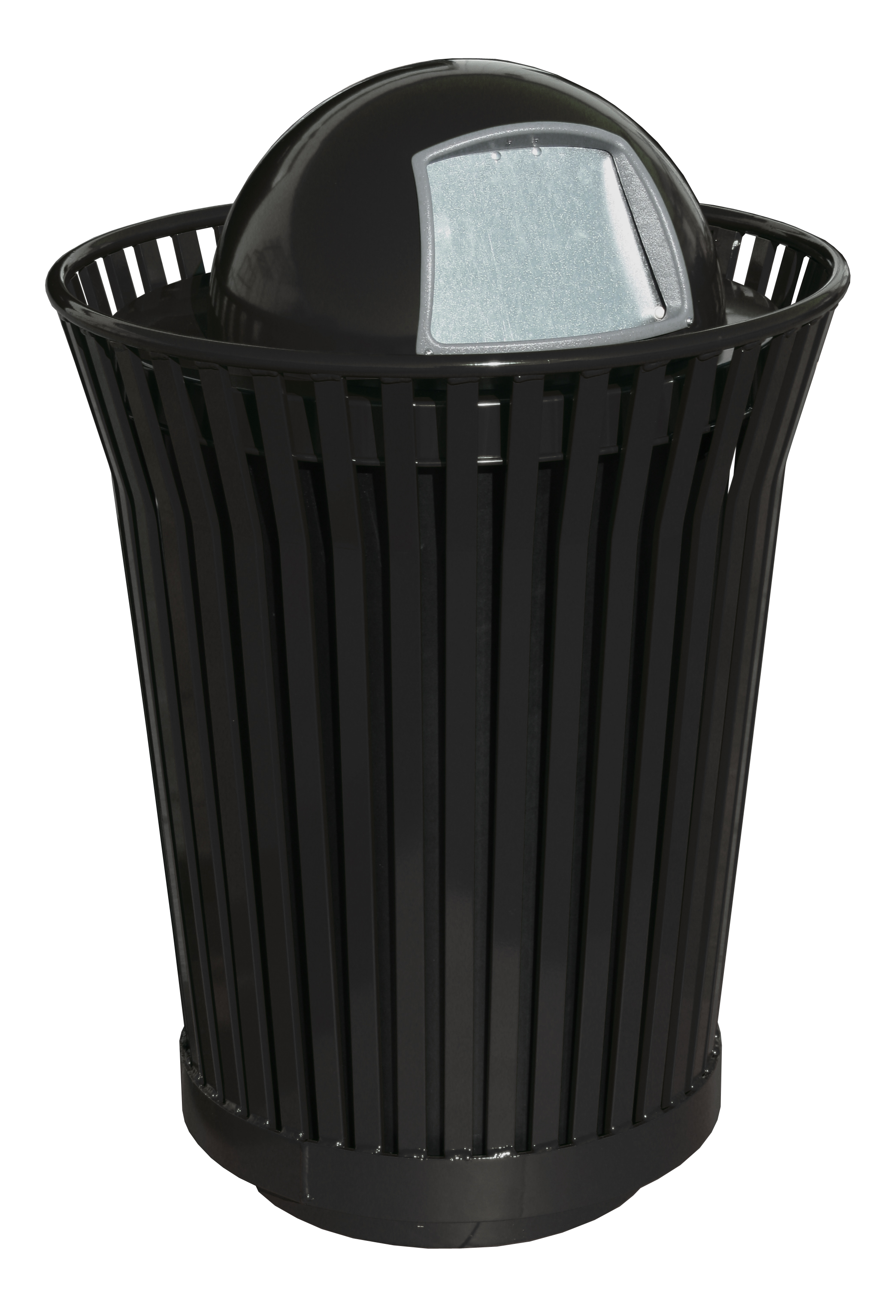 Trash Receptacle and dome top, Outdoor