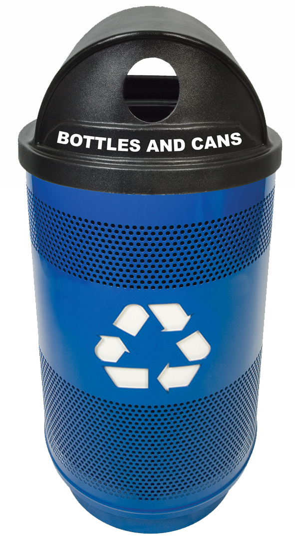 Bottles and Cans Perforated Receptacle
