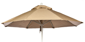 9' Octagon Aluminum  Rib Market Umbrella