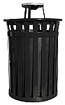 Large Outdoor Trash Receptacle